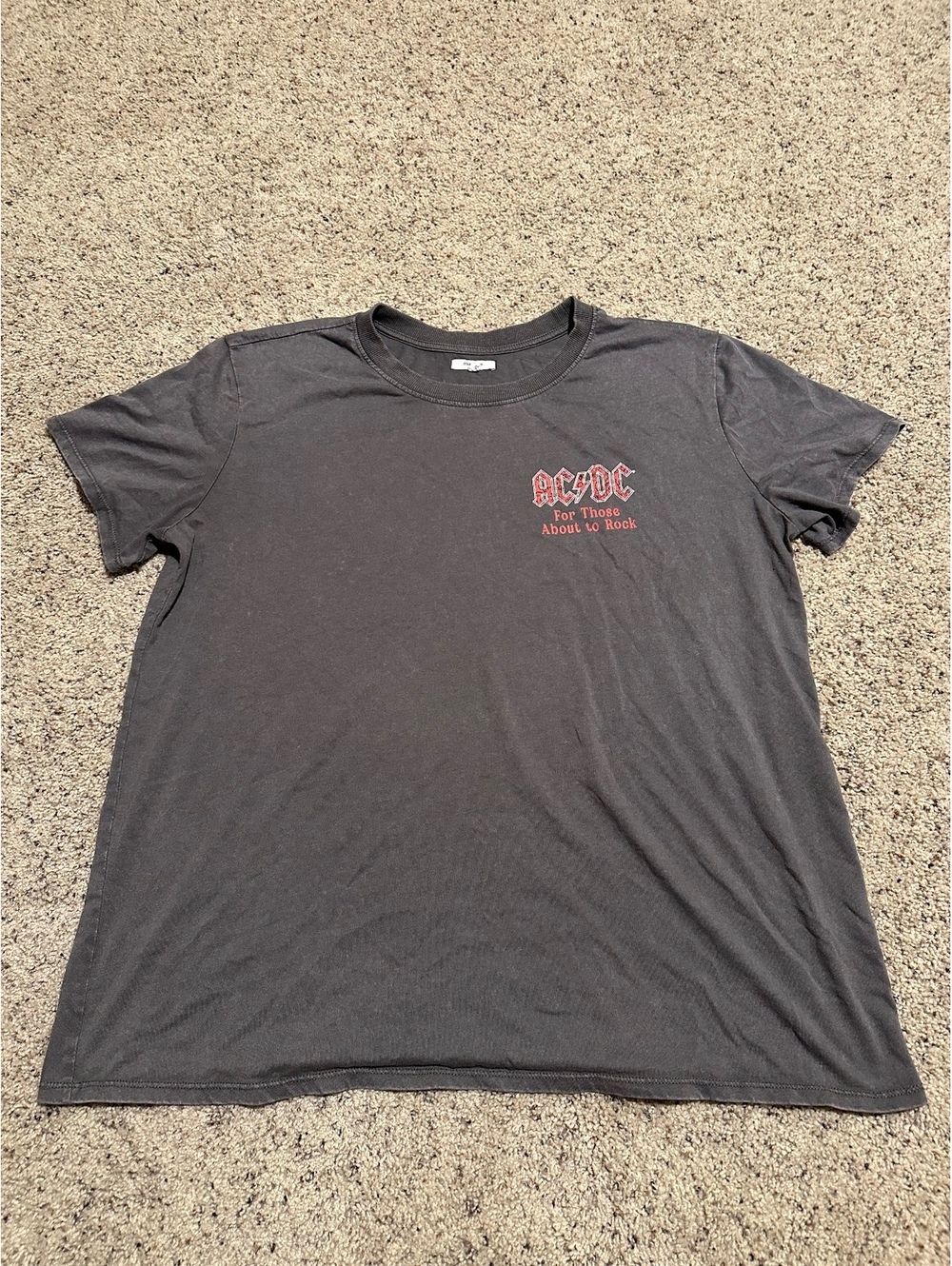 AC/DC For Those About to Rock 1982 World Tour Graphic T-Shirt XL